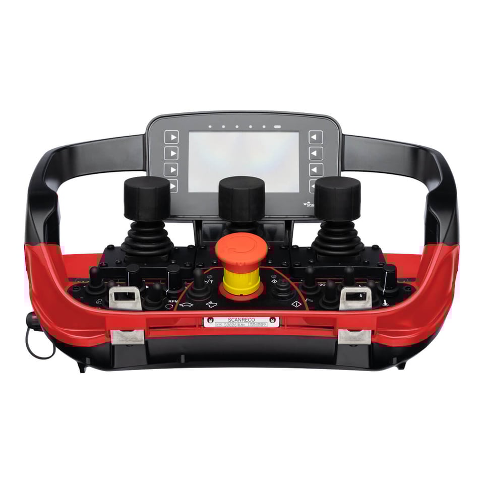 Scanreco_Red top section color Maxi Joystick