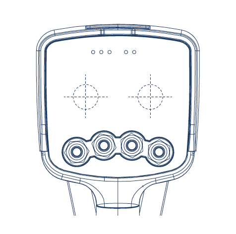 Onegrip LED line drawing
