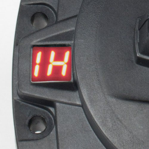 receiver g3 display that says IH